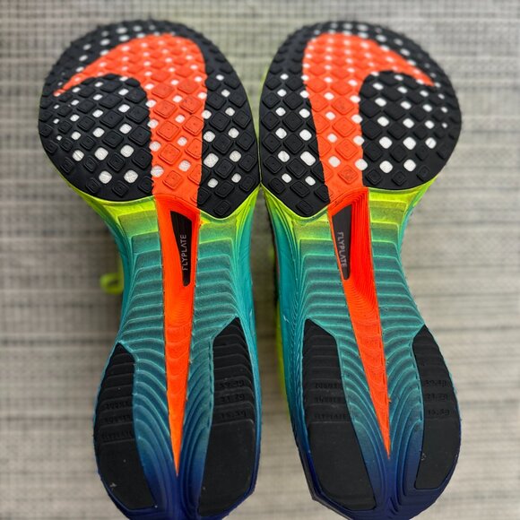 Men's Sz 8 Nike Vaporfly 3 Road Racing Shoes Volt/Scream Green/Barely Volt/Black - Picture 5 of 12